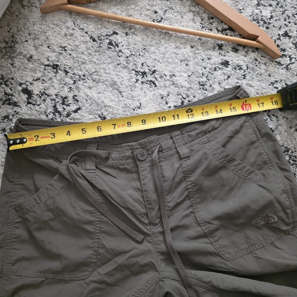 The North Face Active Outdoor Pants Over Capri Womens 10 Brown Granola Hiking